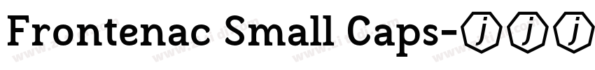 Frontenac Small Caps字体转换